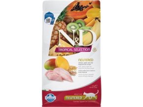 N&D TROPICAL SELECTION CAT Neutered Chicken 1,5kg