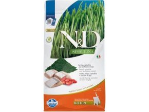 N&D SPIRULINA CAT Kitten Herring & Wolfberry 1,5kg