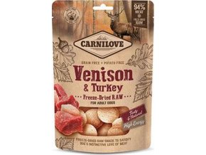 Carnilove Raw Freeze-Dried Snacks Venison&Turkey 60g