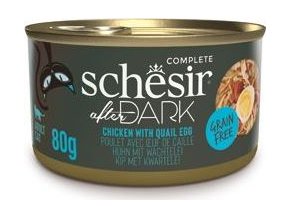 Schesir Cat konz. After Dark Wholefood kuře/vejce 80g