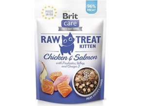 Brit Raw Treat Cat Kitten, Chicken&Salmon 40g