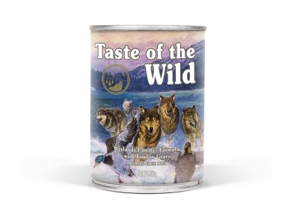 19706 konzerva taste of the wild wetlands wild fowl 390 g