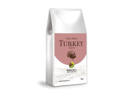 BOHEMIA SEMI MOIST Adult Turkey 2kg