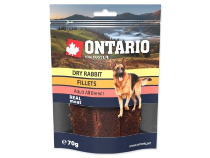 Pochoutka Ontario králík, sušené plátky 70g (Hmotnost 7.5999999999999998E-2)
