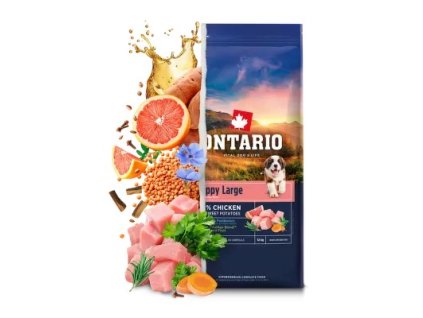 Ontario Puppy & Junior Large Chicken & Sweet Potatoes