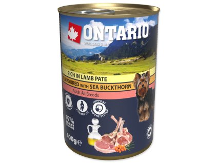 Konzerva Ontario jehněčí s bylinkami, paté 400g (Hmotnost 0.44700000000000001)