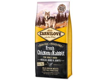 Krmivo Carnilove Dog Fresh Chicken & Rabbit 12kg