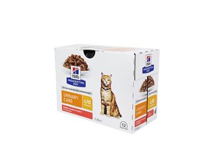 Hill's Fel. PD C/D MultiCare Salmon kapsa 12x85g