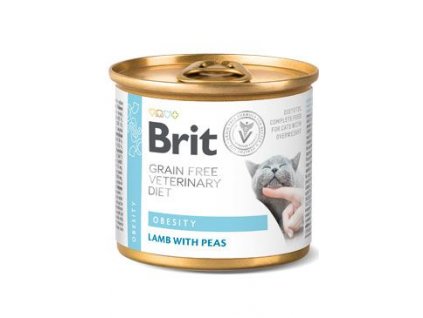 Brit VD Cat GF konz Obesity 200g