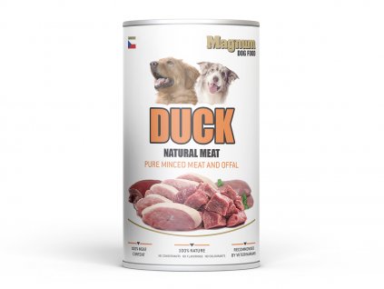10956 magnum natural duck meat dog 1200g