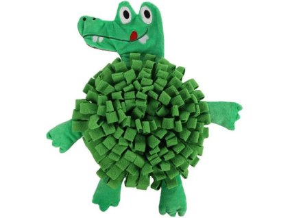 Čmuchací kobereček Krokodýl zelená Flamingo
