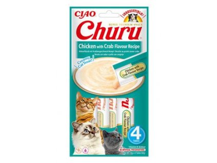 Churu Cat Chicken with Crab Flavour Recipe 4x14g