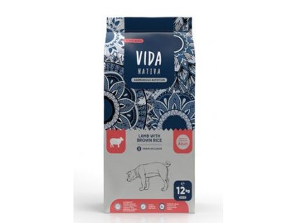 Kraftia VIDA NATIVA DOG Adult M/L Lamb & Rice 12kg