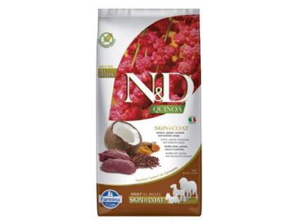 N&D Quinoa DOG Skin&Coat Venison all breeds 7kg