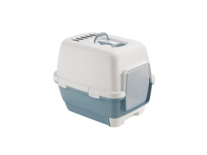 WC kočka CATHY CLEVER kryté modrá Zolux