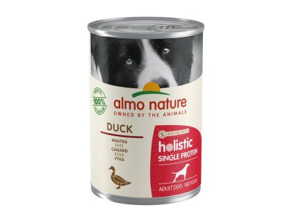 Almo Nature Holistic Monoprotein - Kachna 400g EXP 11/2025 SLEVA 30%