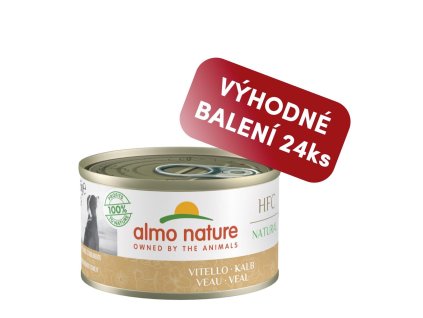 Almo Nature HFC Natural DOG - Telecí 95g výhodné balení 24ks