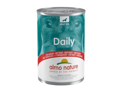 Almo Nature Daily Menu - s hovězím 400g EXP 11/2025 SLEVA 30%