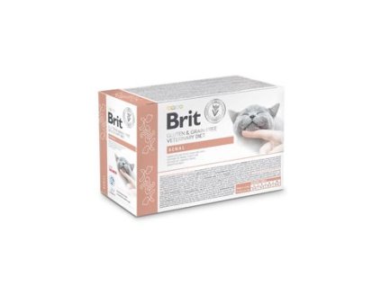 Brit VD Cat Pouch fillets in Gravy Renal 12x85g