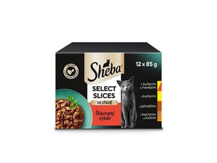 Sheba kapsa Select Slices šťavnatý výběr 12x85g