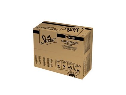 Sheba kapsa Select Slices drůbeží výběr 72x85g