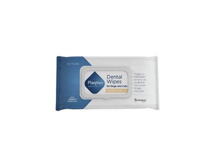 Plaqtiv+ Oral care Dentální ubrousky 60ks