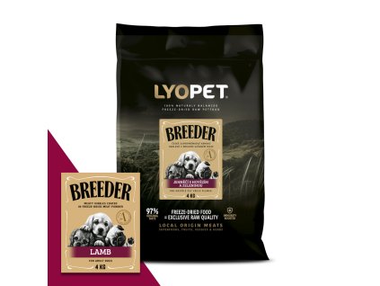 LYOPET Breeder Dog Adult Lamb 1,5 kg