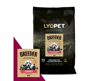LYOPET Breeder Dog Adult Turkey 1,5 kg