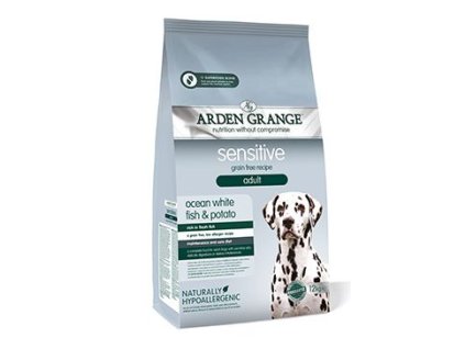 Arden Grange GF Dog Adult Sen.Oc.White Fish&Potato12kg