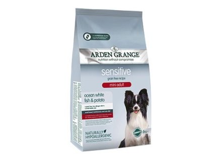 Arden Grange GF Dog Adult Mini Sen. Oc.Wh.Fish&Pot.6kg
