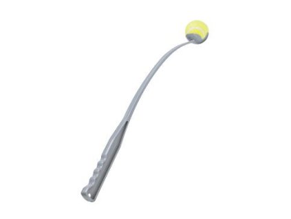 Hračka pes Házeč míčků 64cm šedá KAR