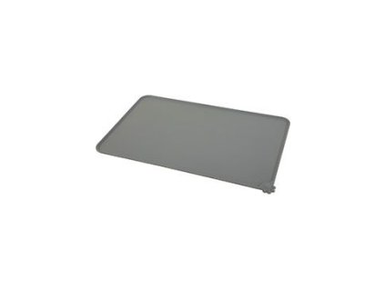 Podložka hladká SILICONE pod misku, šedá L Zolux