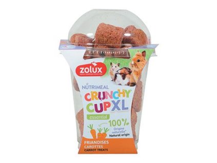Pochoutka CRUNCHYCUP XL mrkev 110g Zolux