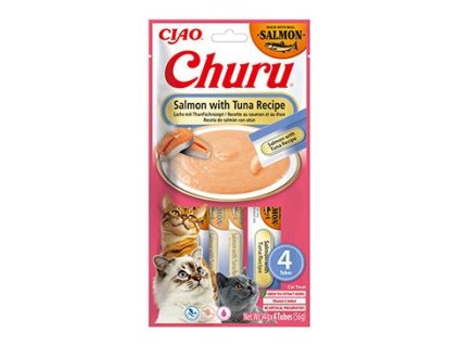 Churu Cat Salmon with Tuna Recipe 4x14g