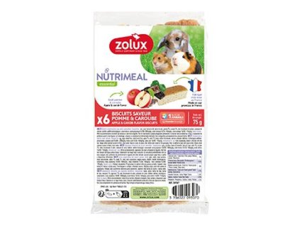 Poch. NUTRIMEAL Cookies hlodavci jablko,karob 6ks