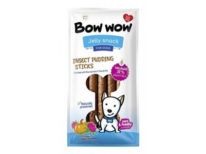 Bow wow poch. Klobásy s hmyzem,kolagen.dýní,ostrop.6ks