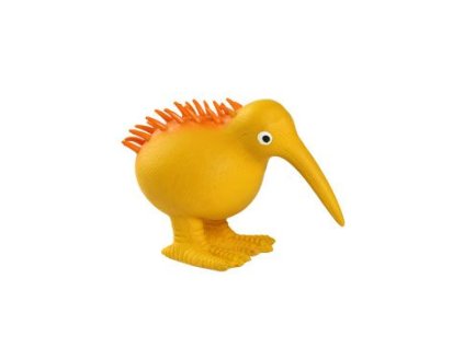 Hračka pes WHISTLE latex,pískací,oranžová 13,5cm Kiwi