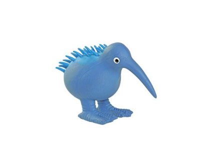 Hračka pes WHISTLE latex,pískací,modrá 13,5cm Kiwi