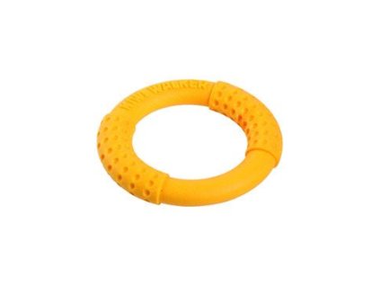 Hračka pes RING MINI plov.a létající z TPR oranž. Kiwi