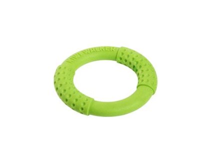 Hračka pes RING MINI plov.a létající z TPR zelen. Kiwi