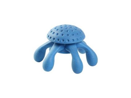 Hračka pes OCTOPUS MINI plov. z TPR modrá Kiwi