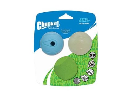Hračka pes Chuckit Fetch Medley S 5cm/3ks