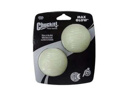 Hračka pes Chuckit Max Glow M 6cm/2ks