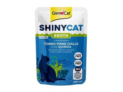 Gimcat ShinyCat kapsa tuňák žlut.s quinoa ve vývaru70g