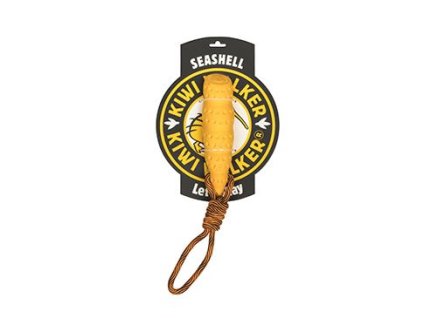 Hračka pes SEASHELL MAXI, plov z TPR oranžová Kiwi