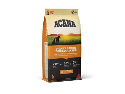 ACANA PUPPY LARGE BREED RECIPE 17 kg roztržený obal