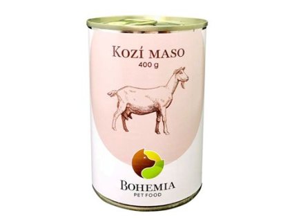 BOHEMIA MASO Kozí ve vlastní šťávě 400g