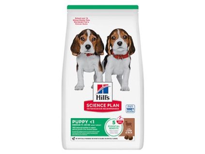 Hill's Can. SP Puppy Medium Lamb&Rice 18kg