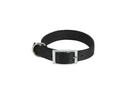 Obojek pes SOFT nylon 25mm/50cm černá Zolux