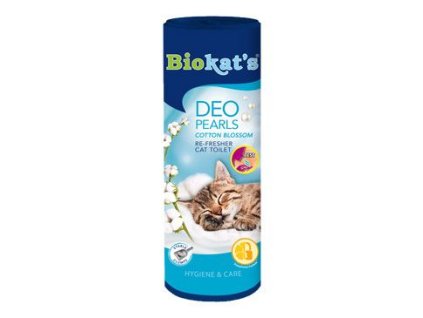 Biokat's osvěžovač WC Deo Pearls cotton blossom 700g